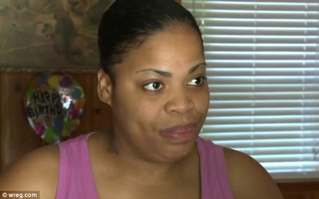 Shock: Latoya Shields said her knees buckled when a prosecutor told her Turnage had 20 children before hers